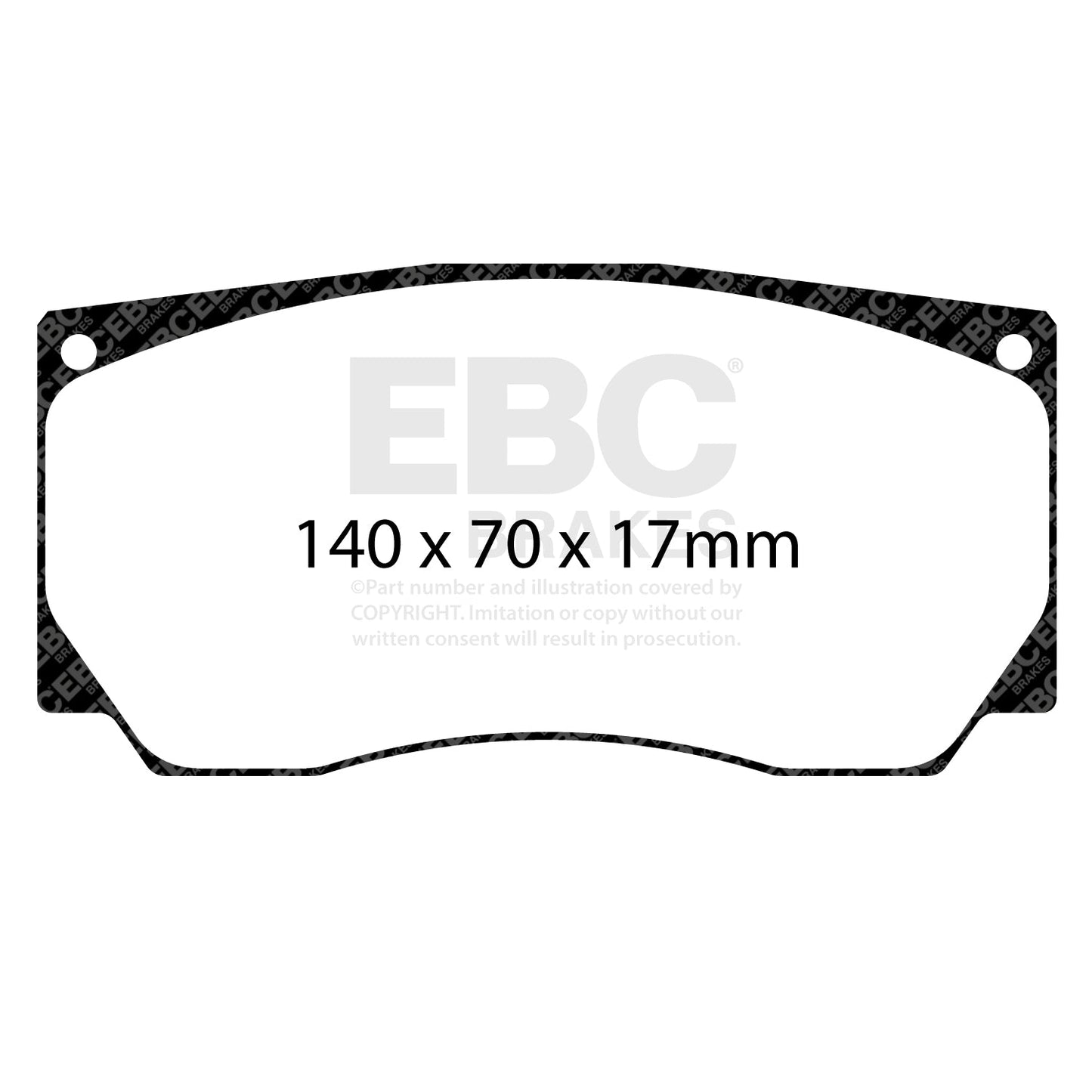 EBC SR Series Race Pads DP8085.26SR21 Front