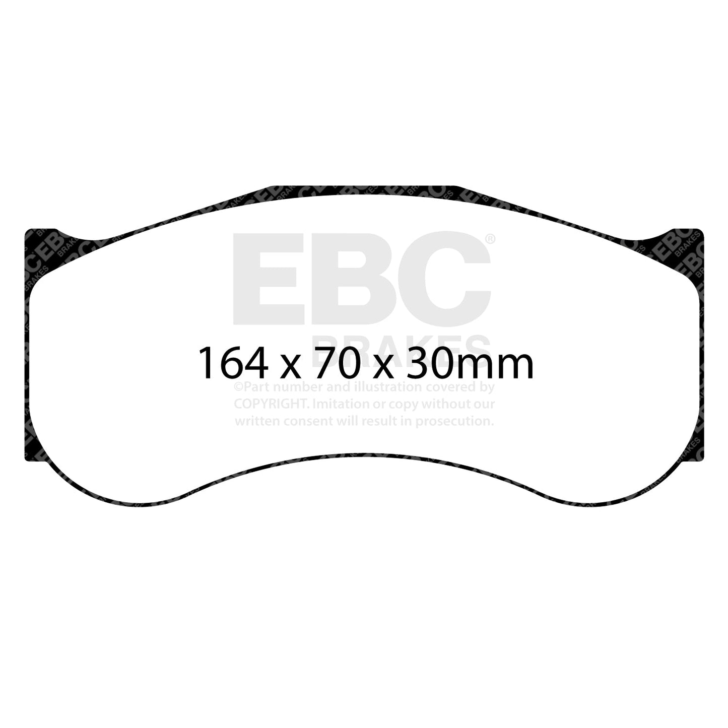 EBC SR Series Race Pads DP8086.30SR11 Front