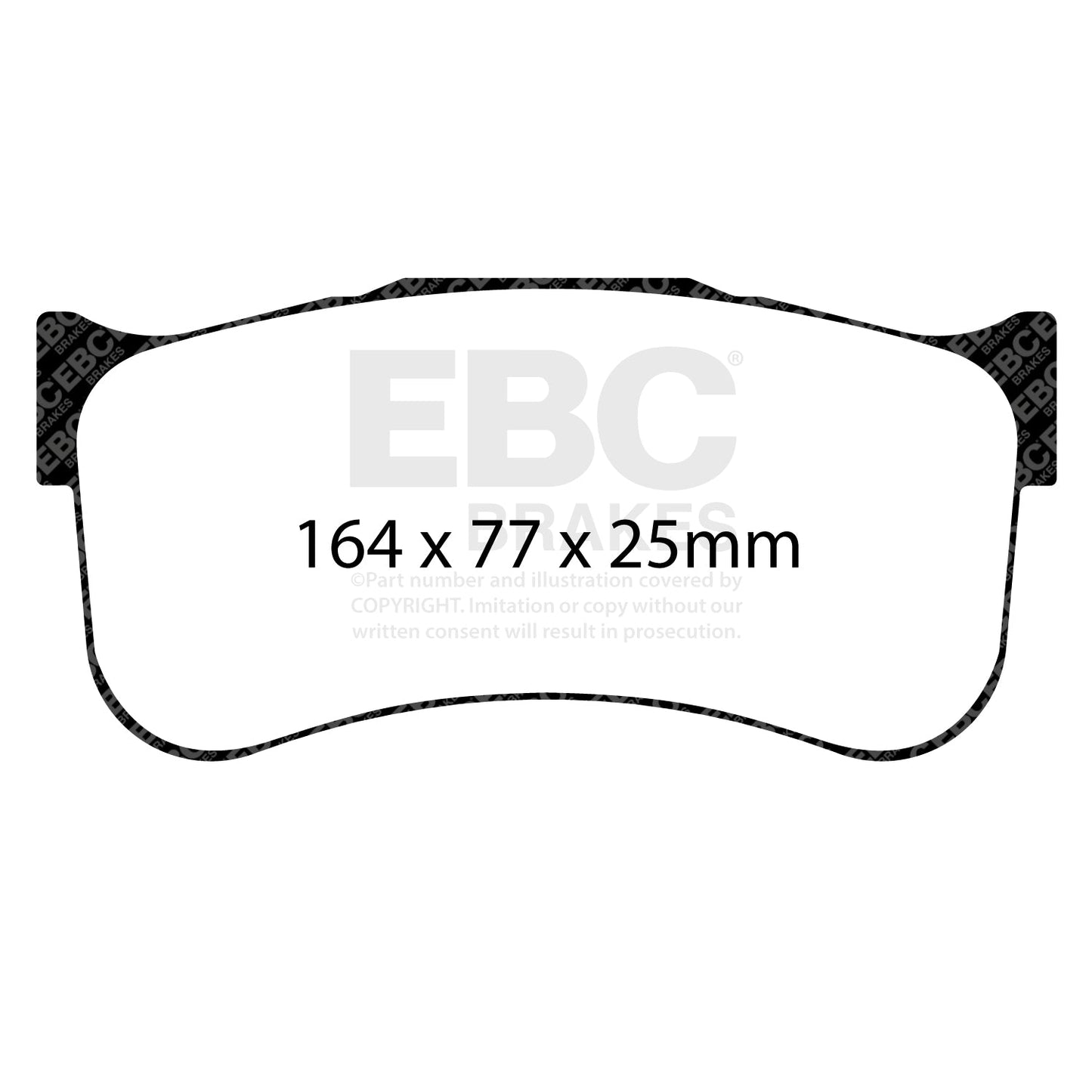 EBC SR Series Race Pads DP8091.25SR11 Front