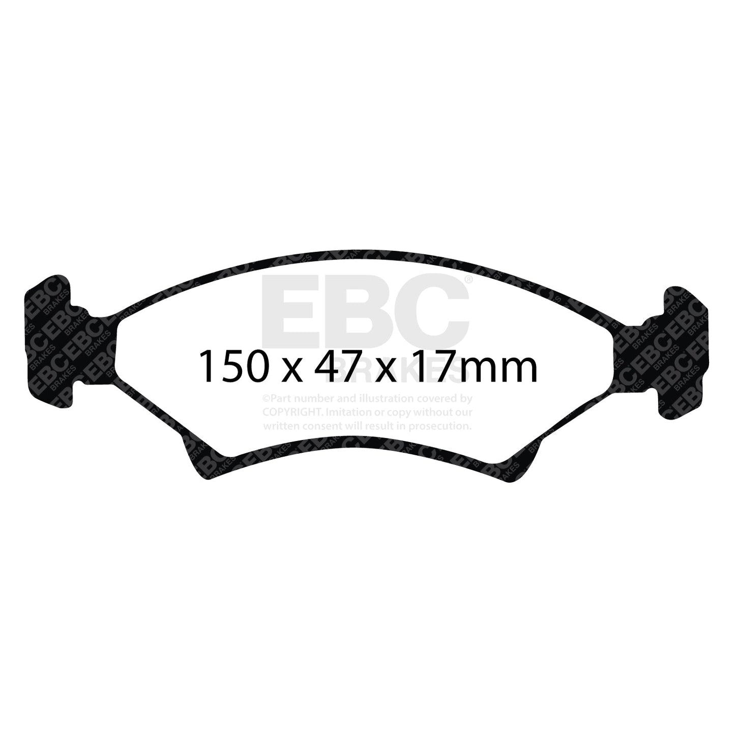 EBC Brakes Pad and Disc Kit (PDKF1012)