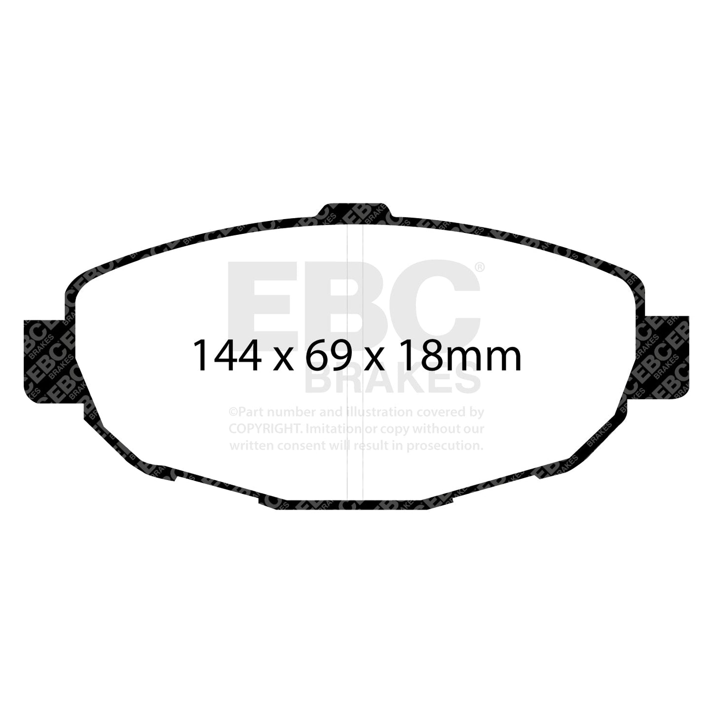 EBC Brakes Pad and Disc Kit (PD03KF661)