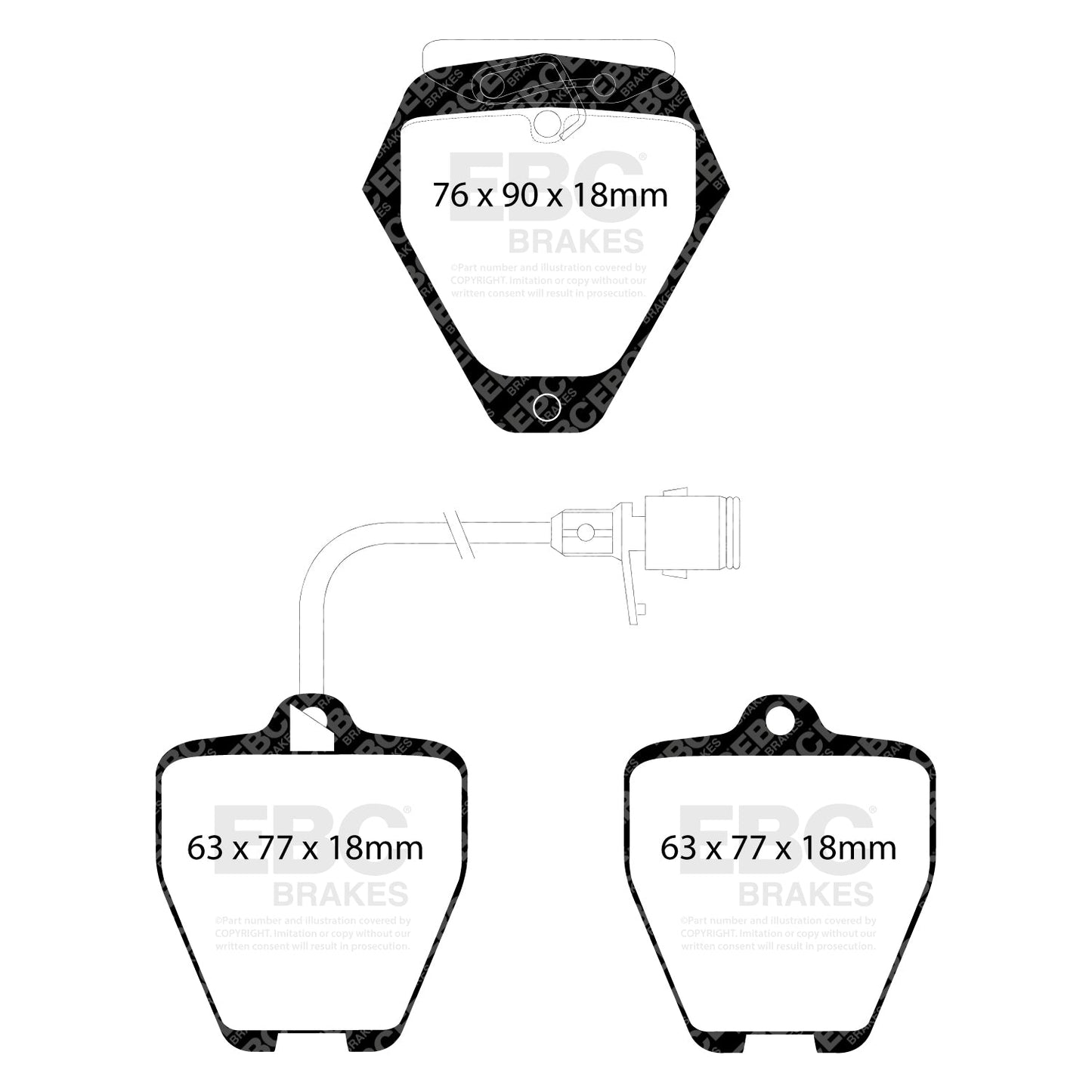 EBC Brakes Pad and Disc Full vehicle Kit (PD40K239)