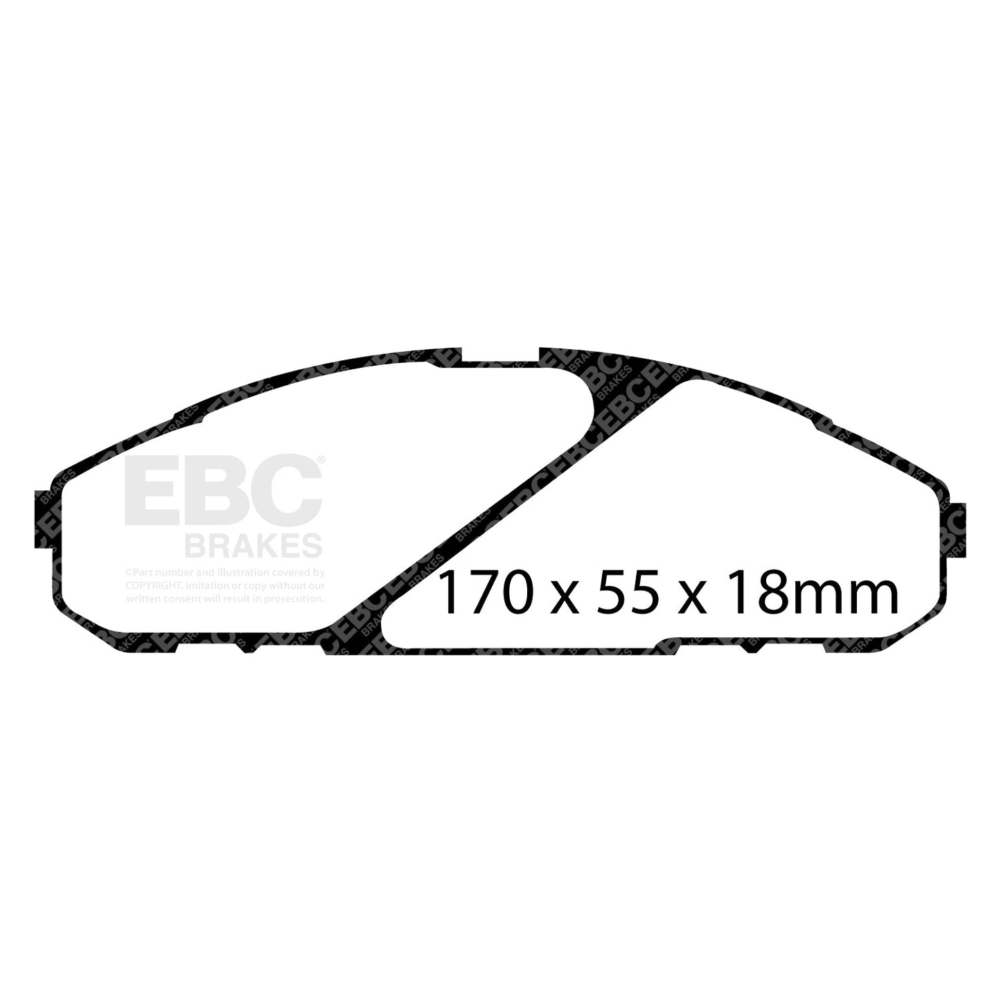 EBC Brakes Pad and Disc Kit (PDKF2180)