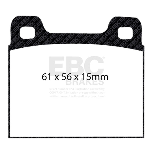 EBC Brakes RP1 Racing Pad (DP8104RP1) Front