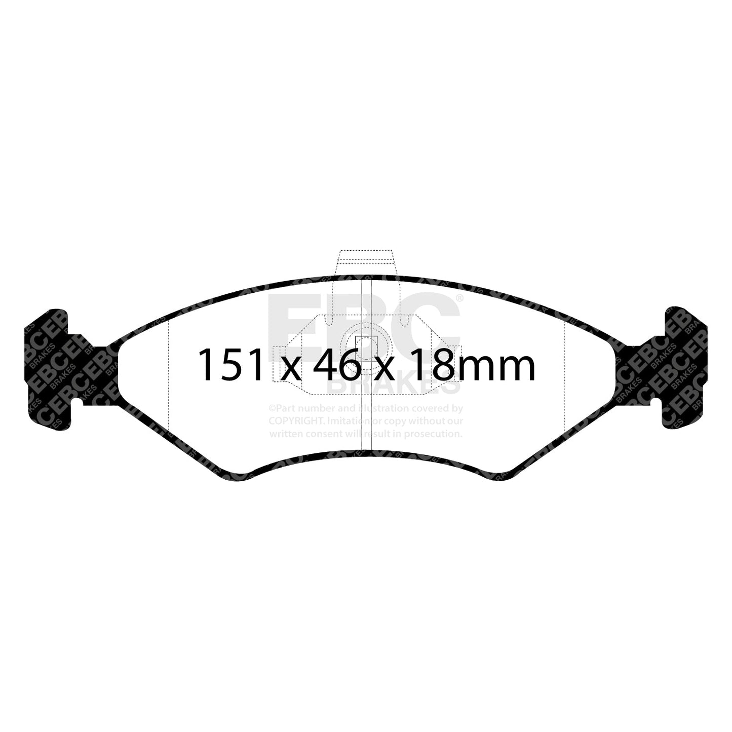 EBC Brakes Pad and Disc Kit (PD08KF223)
