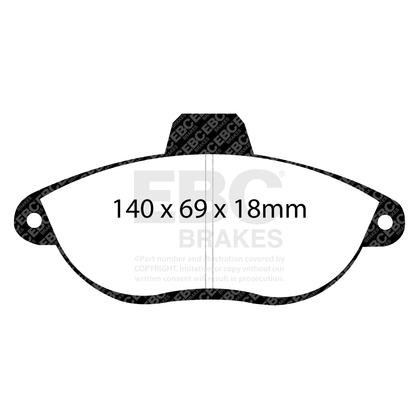 EBC Brakes Pad and Disc Kit (PDKF434)