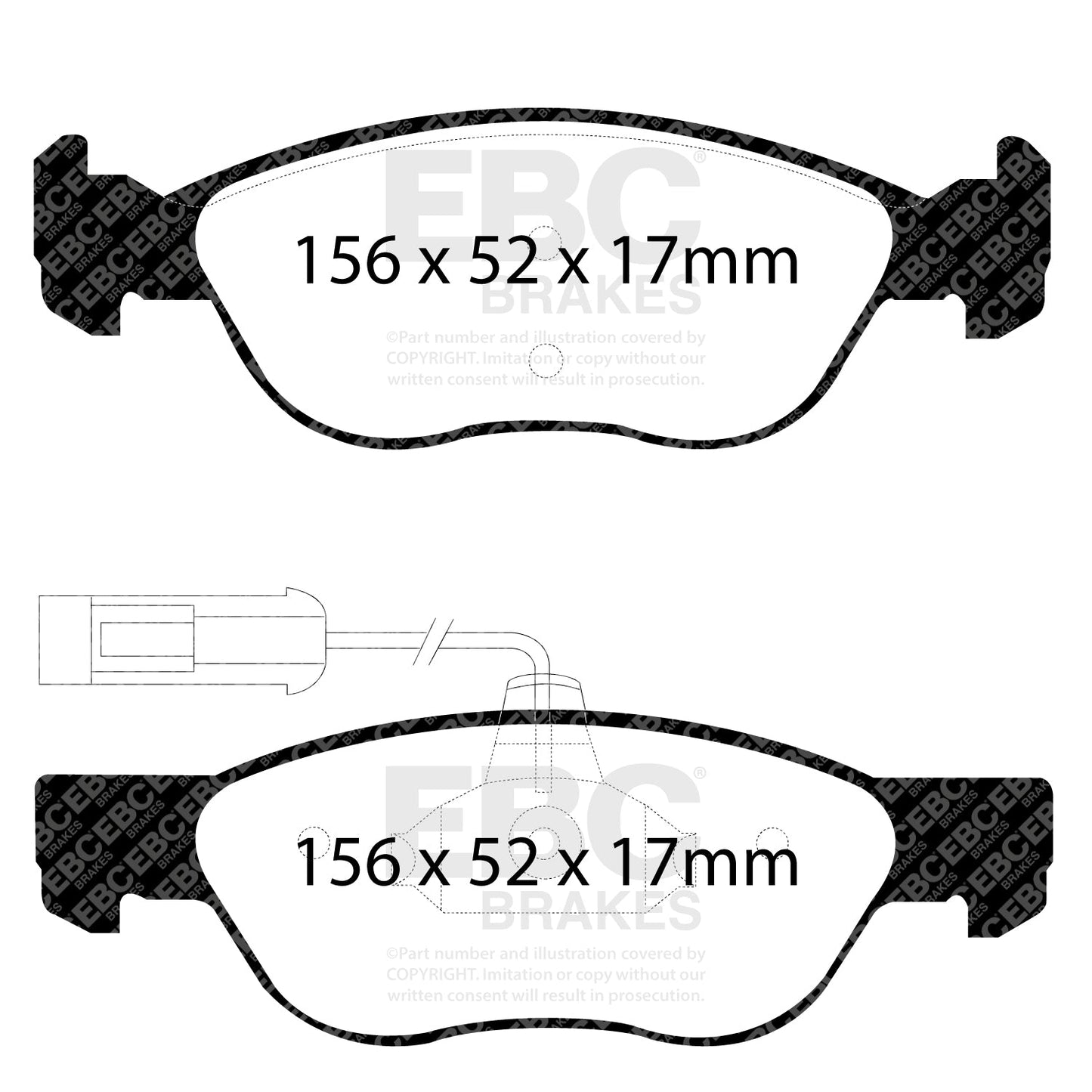 EBC Brakes Pad and Disc Kit (PD06KF005)