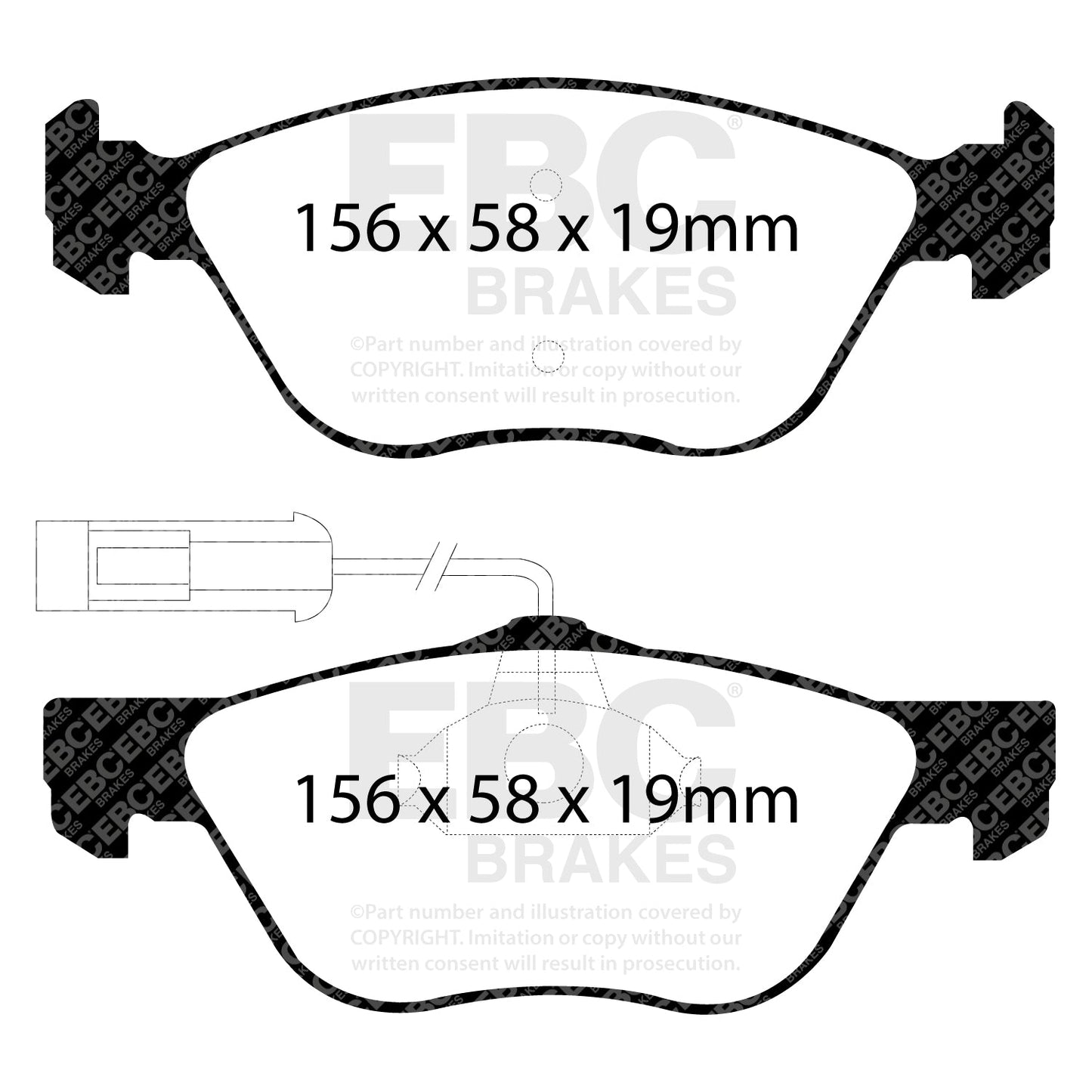 EBC Brakes Pad and Disc Kit (PDKF028)