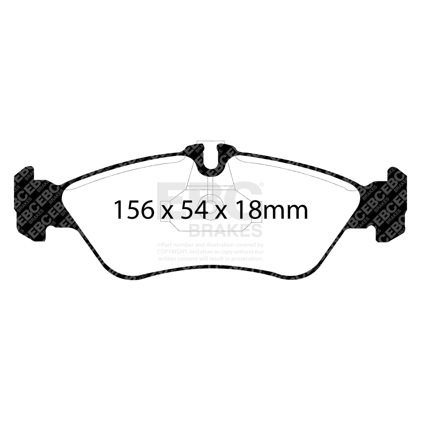 EBC Brakes Pad and Disc Full vehicle Kit (PD40K1232)