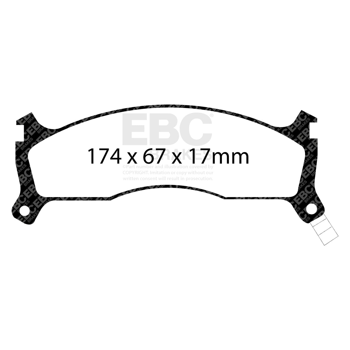 EBC Brakes Pad and Disc Kit (PDKF1027)