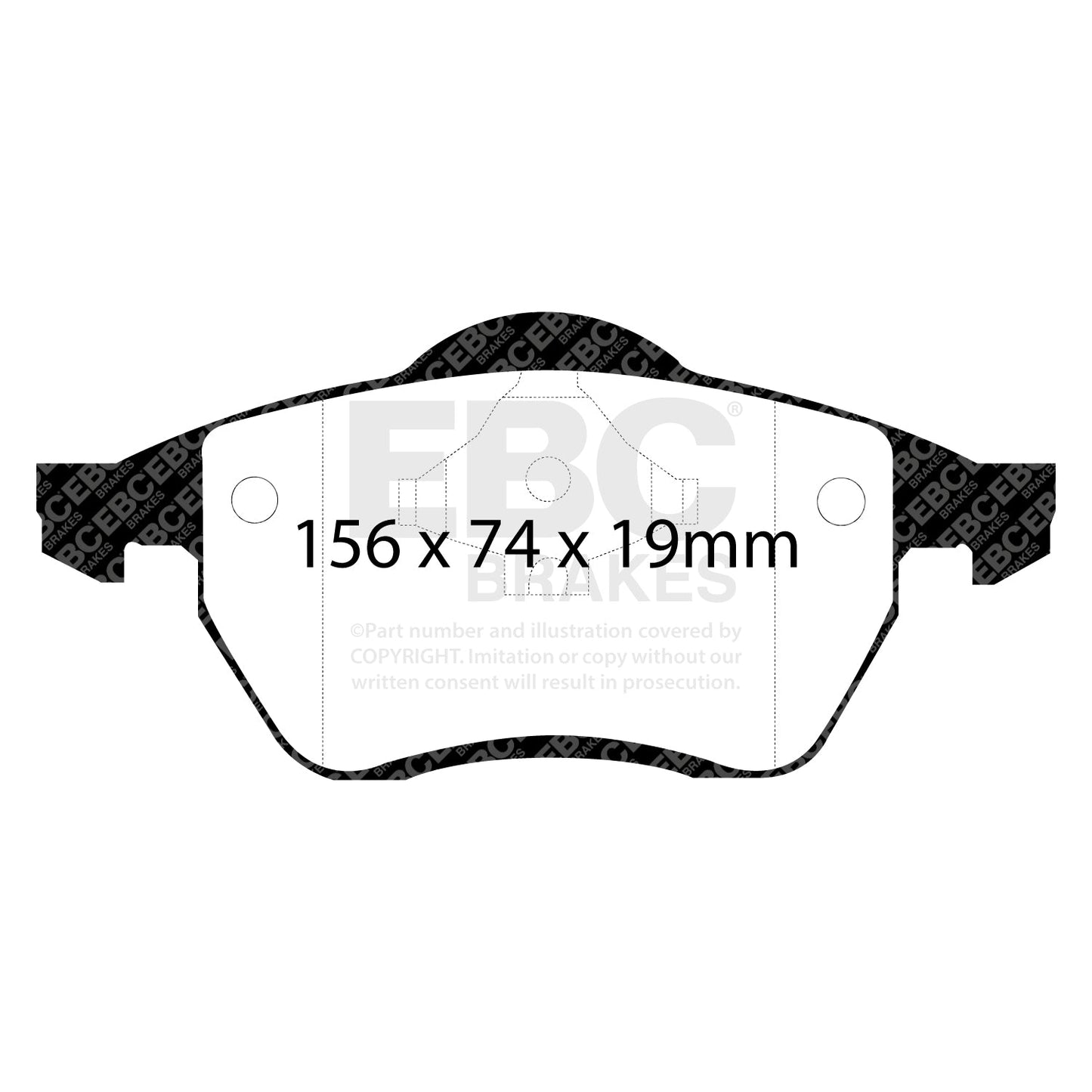 EBC Brakes Pad  and  Disc Kit (PD01KF568)
