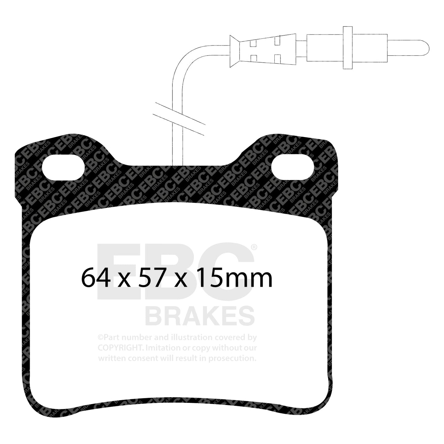 EBC Brakes Pad and Disc Kit (PDKR607)