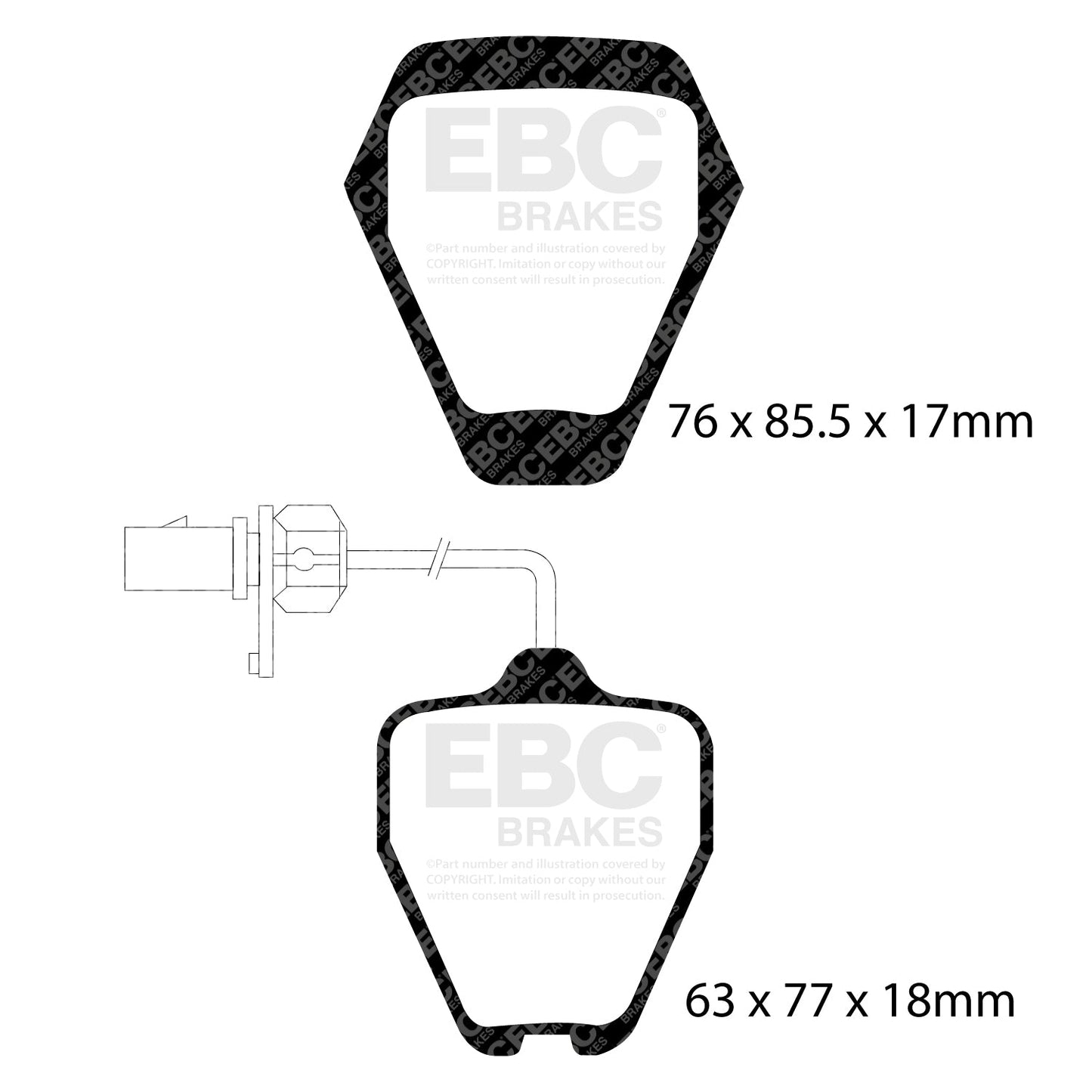 EBC Brakes Pad and Disc Kit (PD13KF072)