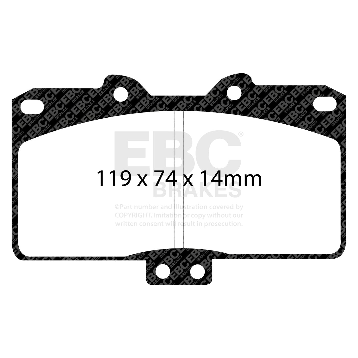 EBC Brakes Pad and Disc Kit (PD08KF384)