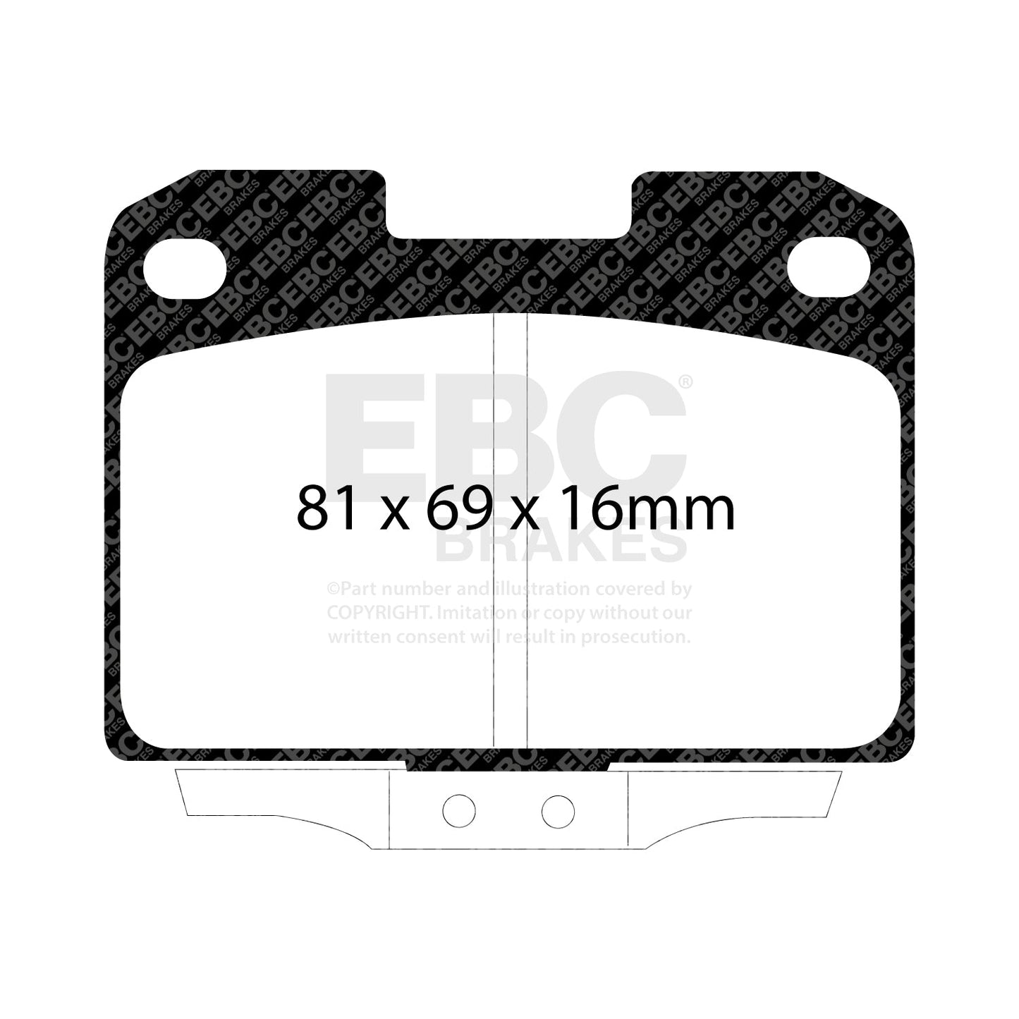 EBC Brakes Pad  and  Disc Kit (PD02KR300)