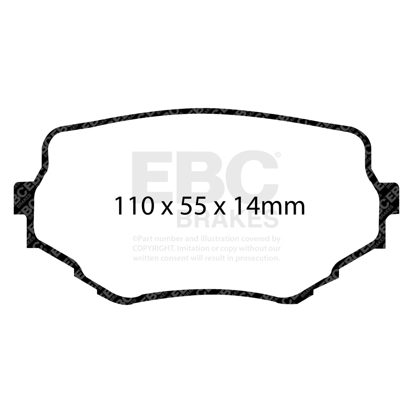 EBC Brakes Pad and Disc Kit (PDKF1863)