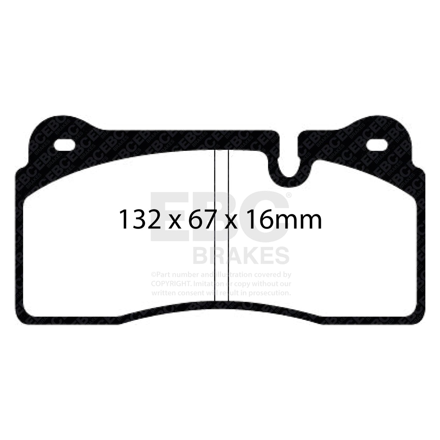 EBC Pad + 2 Piece Disc Kit P2DK047Y Full Car