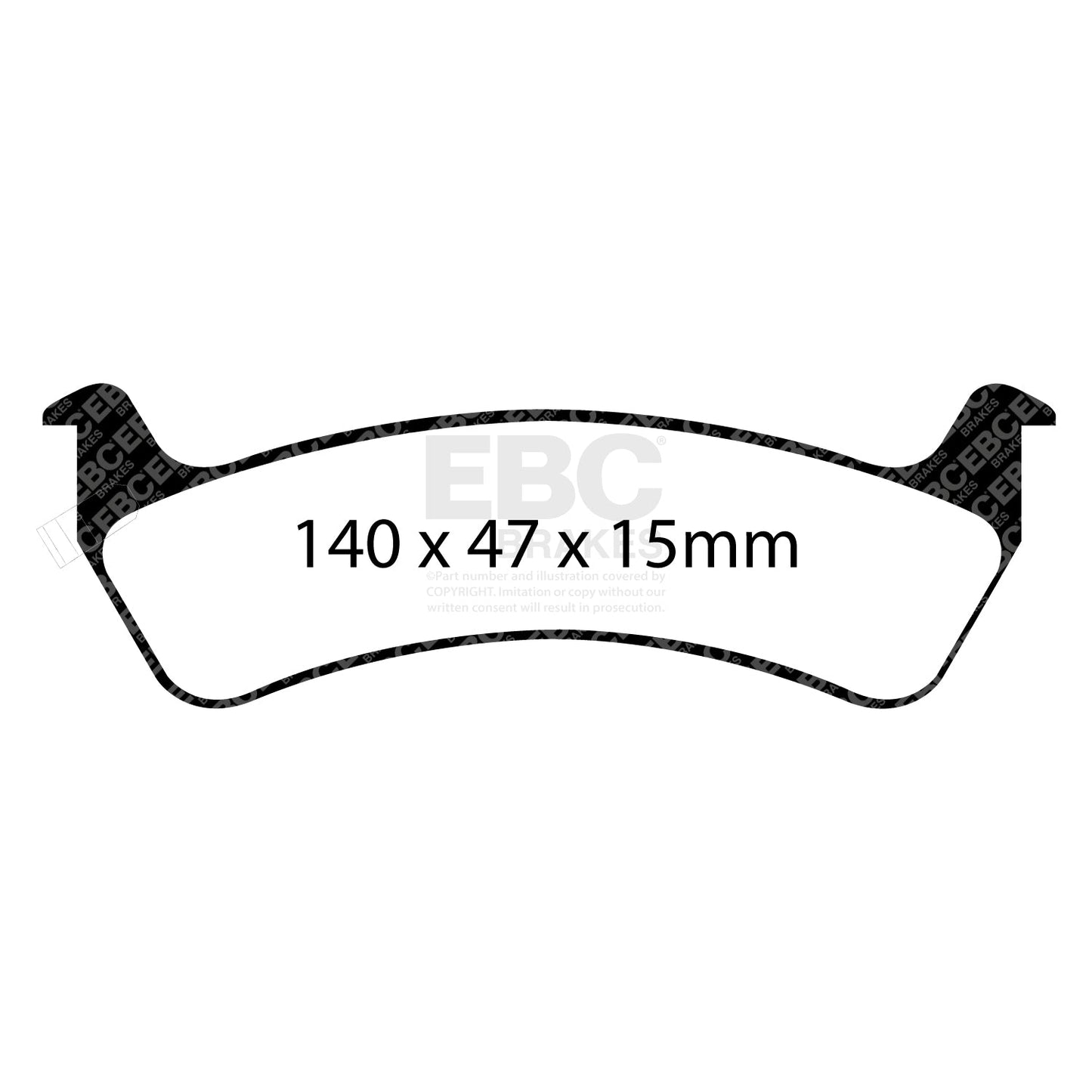 EBC Ultimax OE Replacement Brake Pad Set (DP1129)