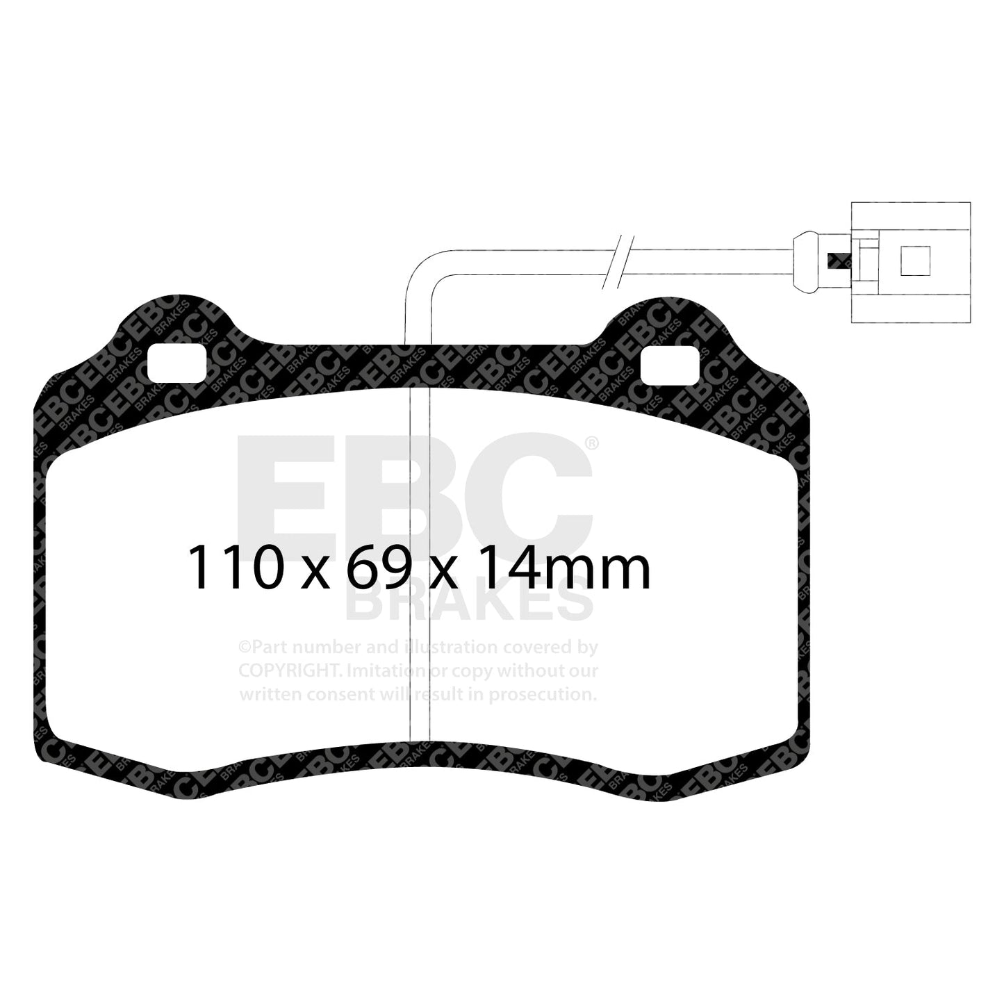 EBC Brakes Pad and Disc Kit (PD14KF182)
