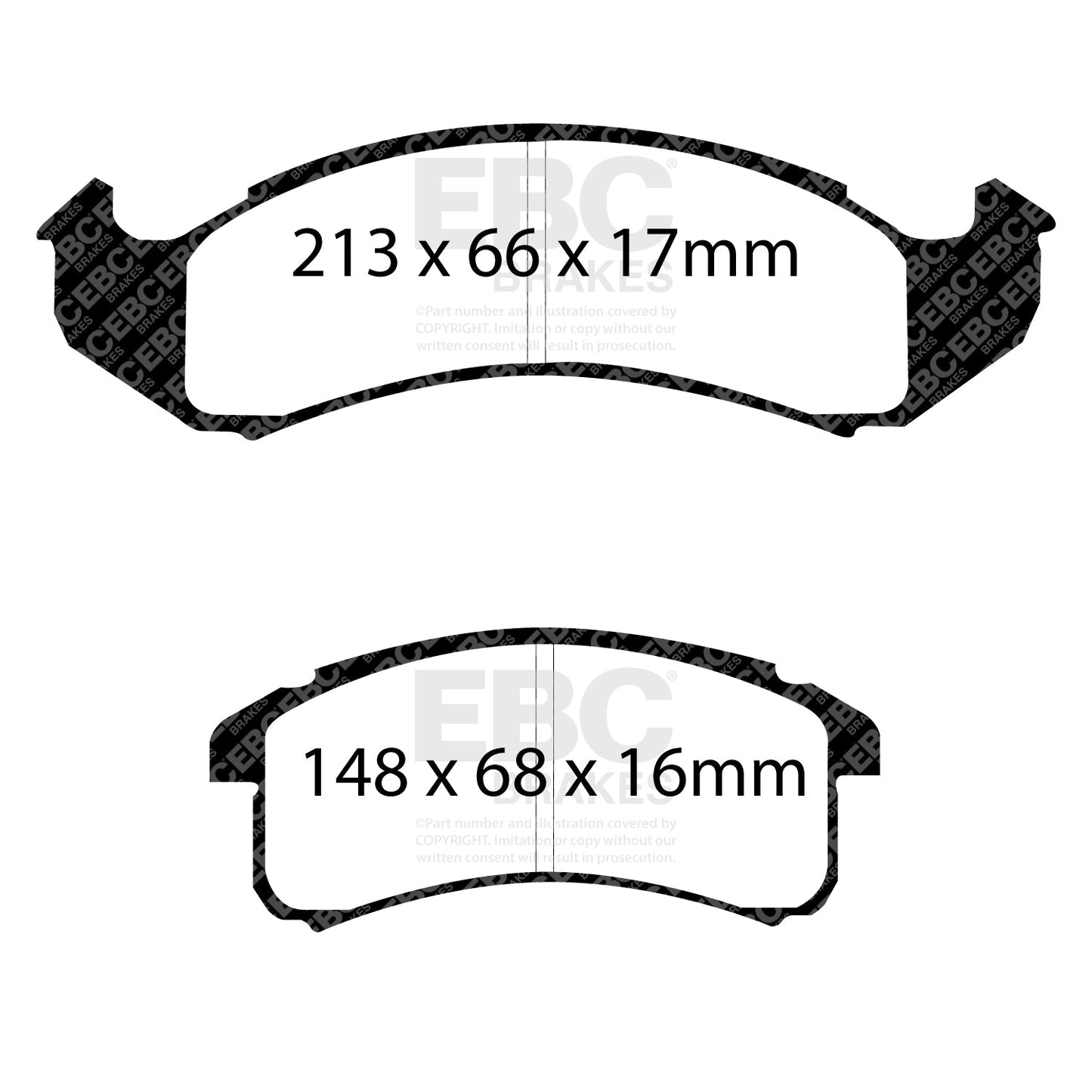 EBC Brakes Pad  and  Disc Kit (PD01KF275)