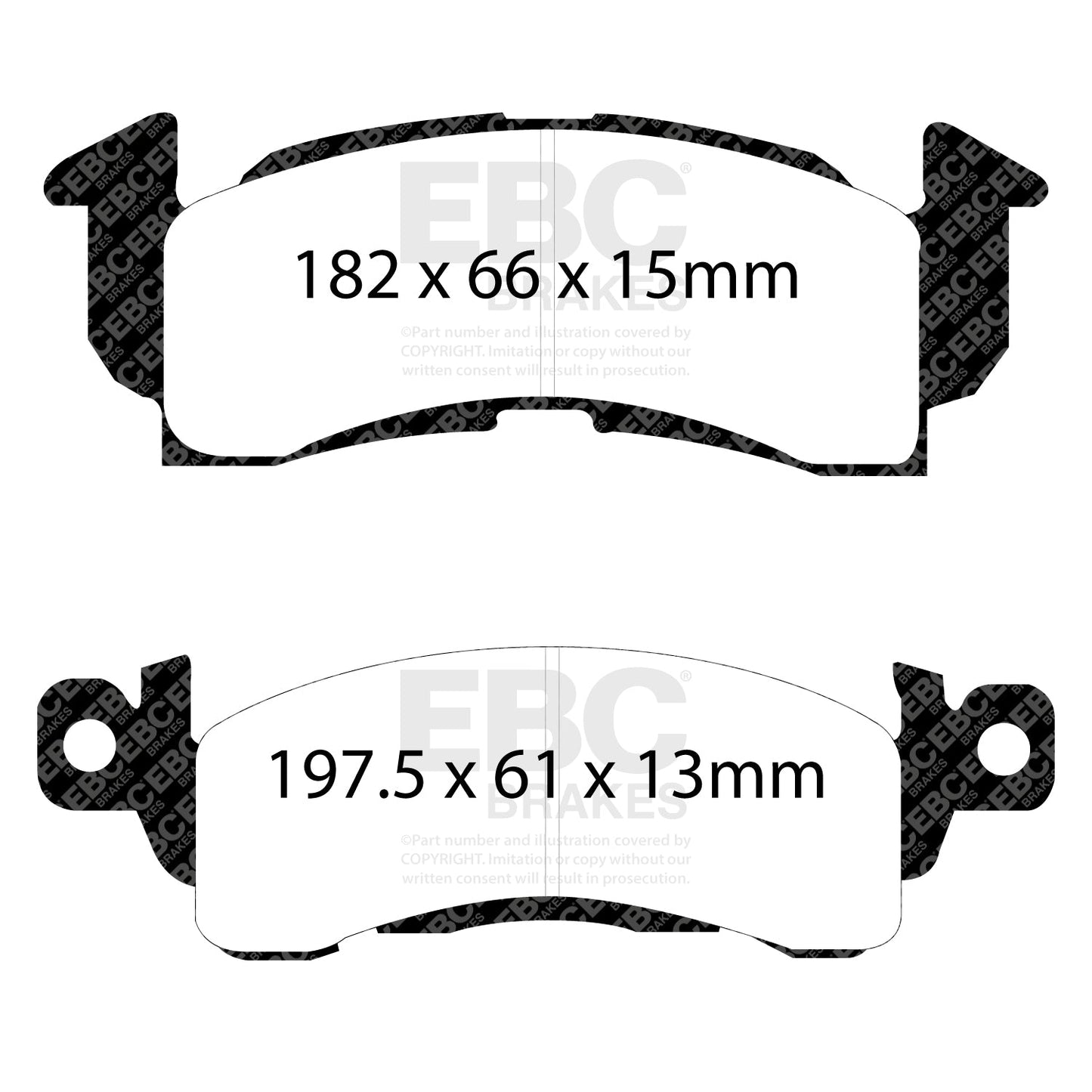 EBC Brakes Pad and Disc Kit (PD12KF093)