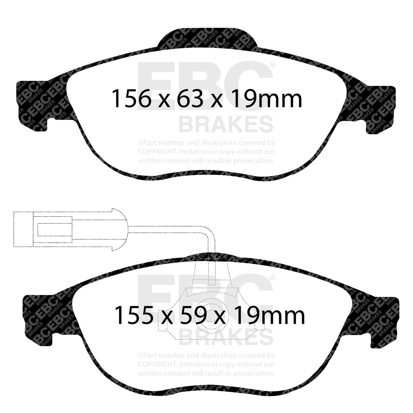 EBC Brakes Pad and Disc Kit (PDKF029)