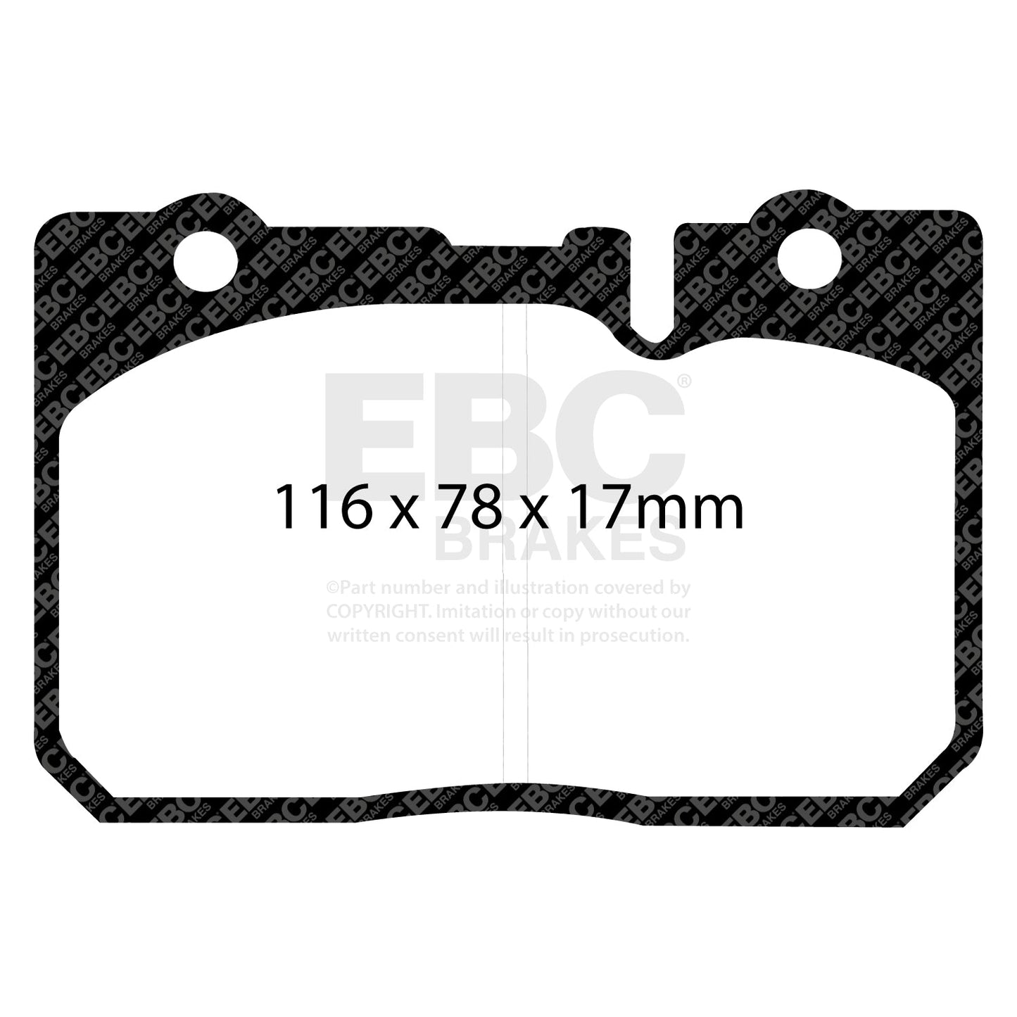 EBC Brakes Pad and Disc Kit (PD08KF543)