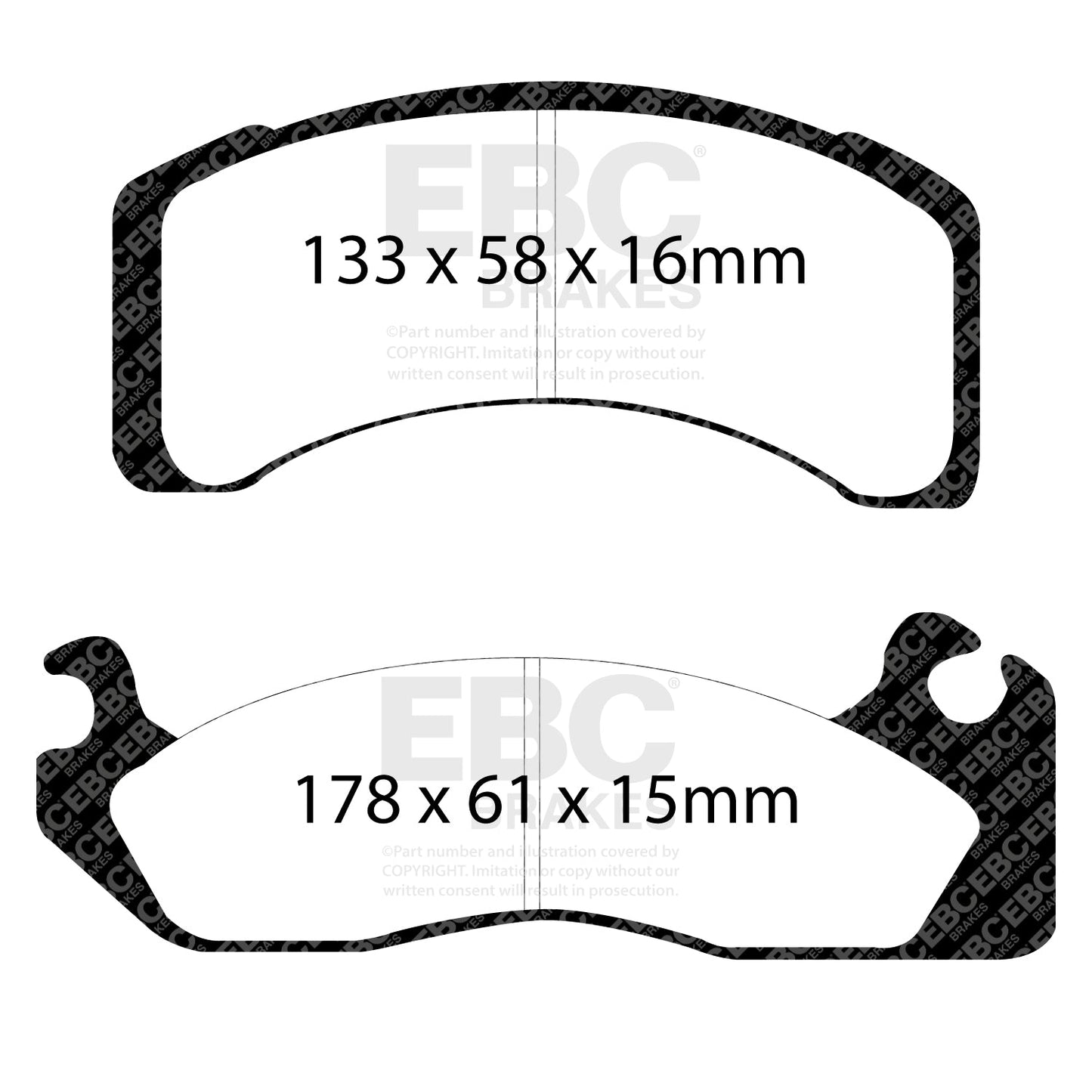 EBC Brakes Pad and Disc Kit (PDKF762)