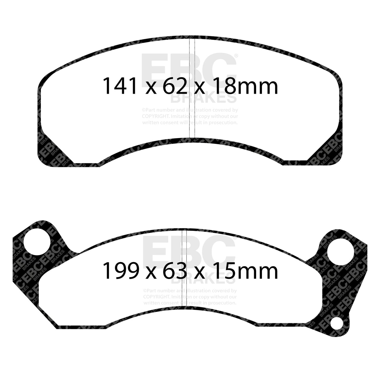 EBC Brakes Pad and Disc Kit (PD12KF140)