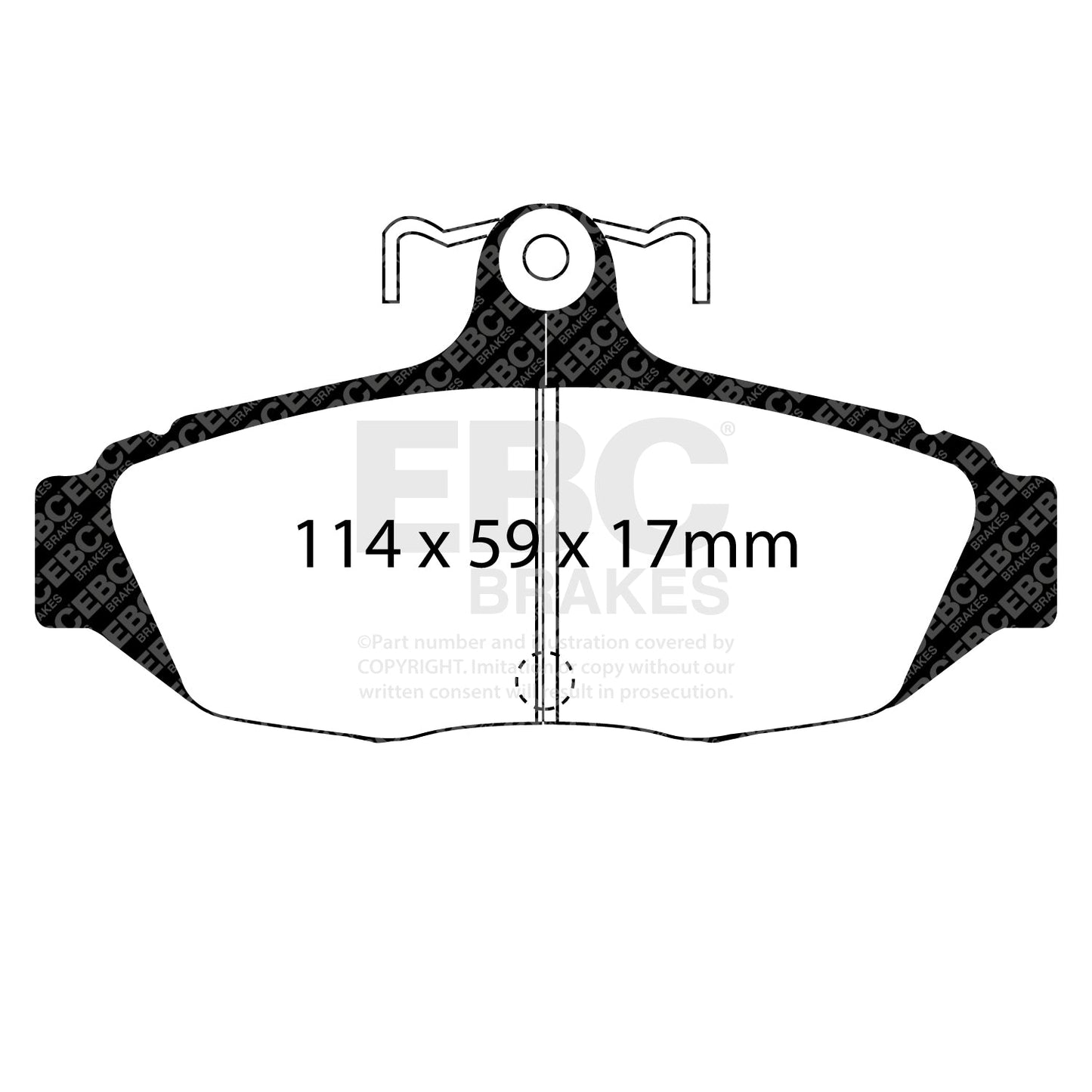 EBC Brakes Pad  and  Disc Kit (PD02KR185)