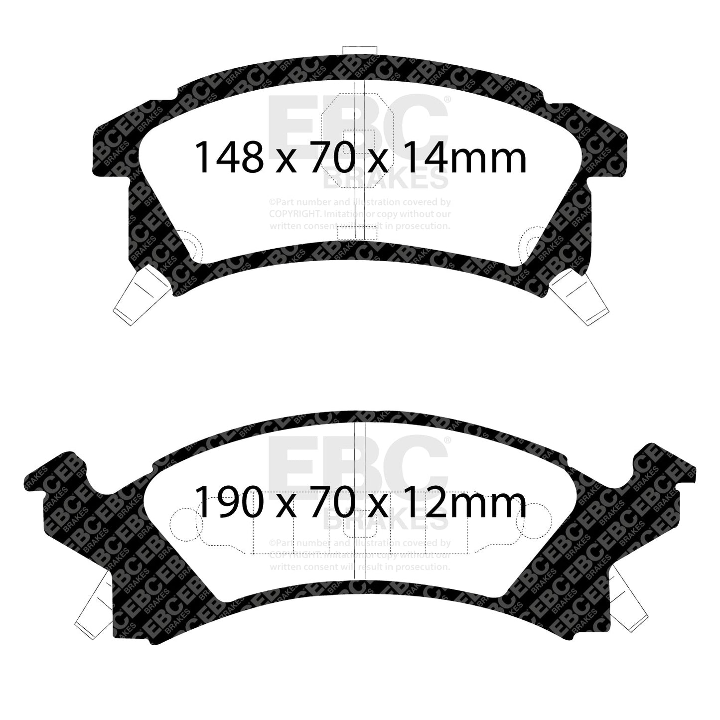 EBC Brakes Pad  and  Disc Kit (PD01KF1622)