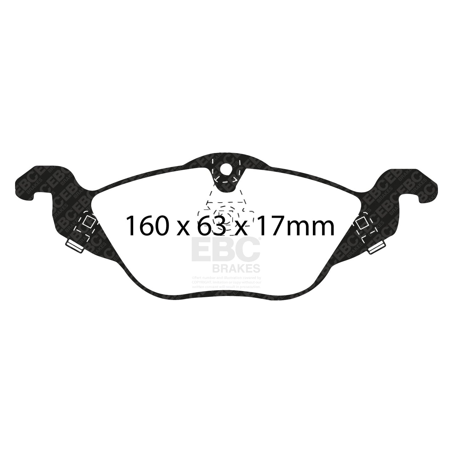 EBC Brakes Pad and Disc Full vehicle Kit (PD40K1414)
