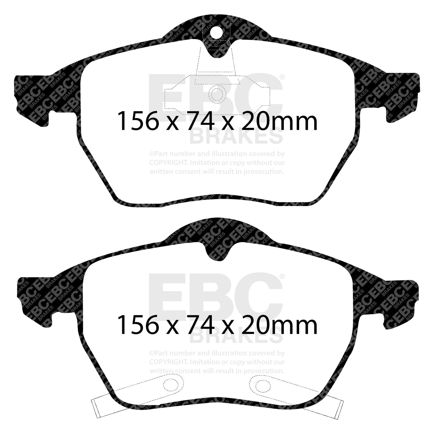EBC Brakes Pad  and  Disc Kit (PD02KF448)