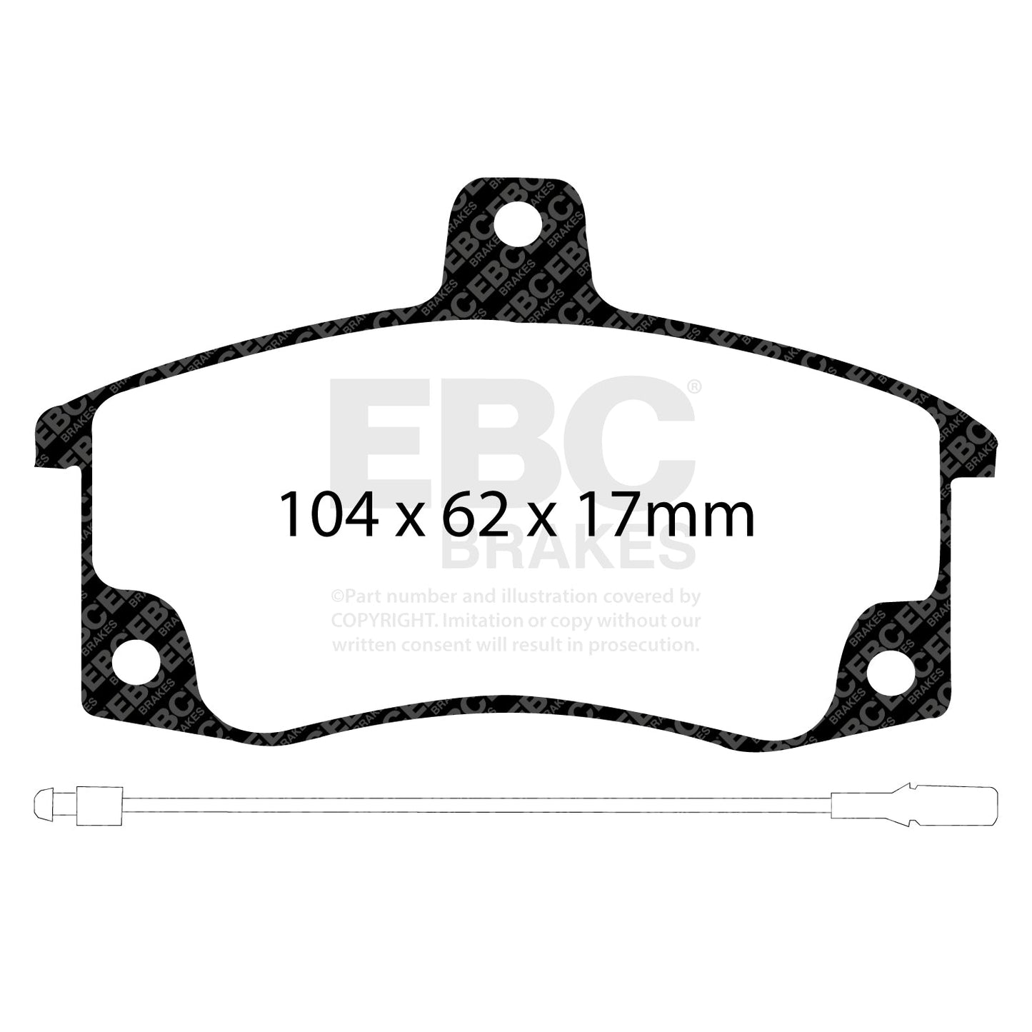 EBC Brakes Pad and Disc Kit (PD03KF1273)