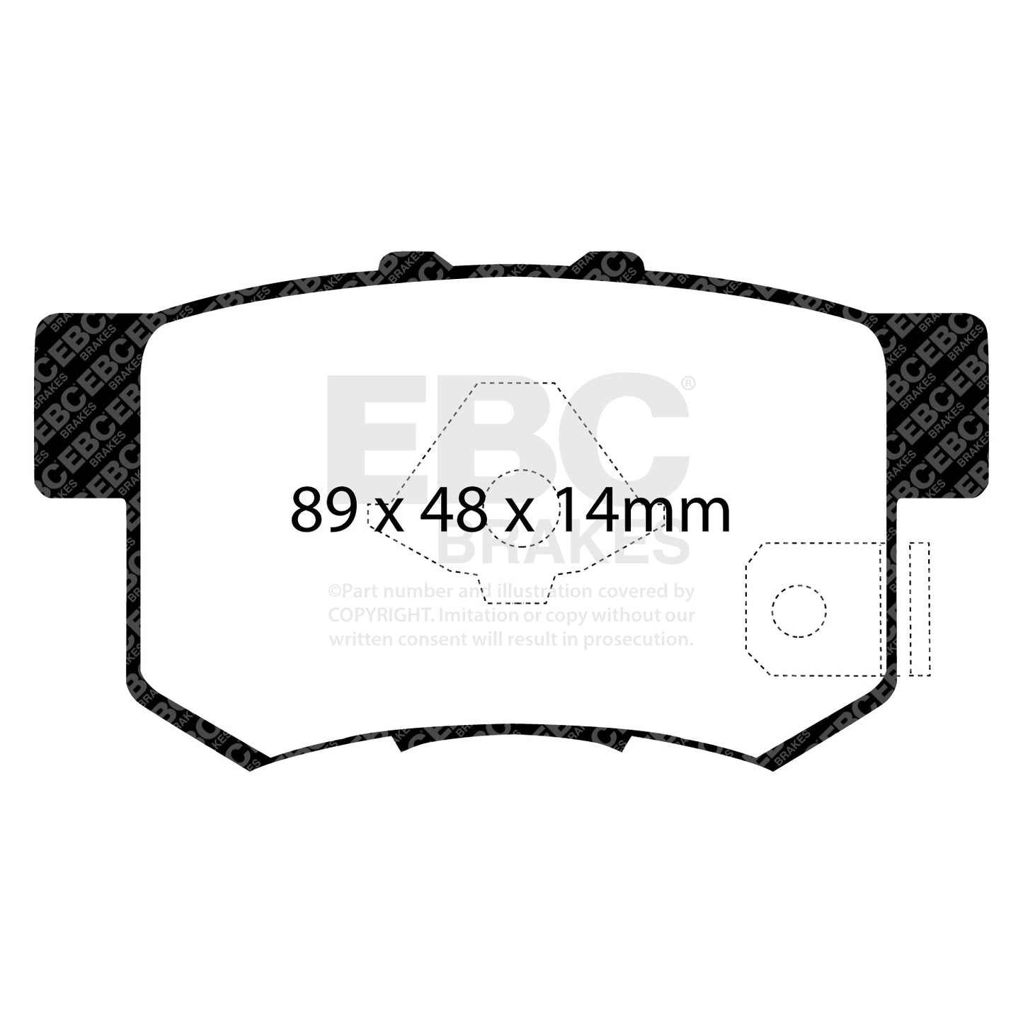 EBC Brakes Pad and Disc Kit (PD03KR342)