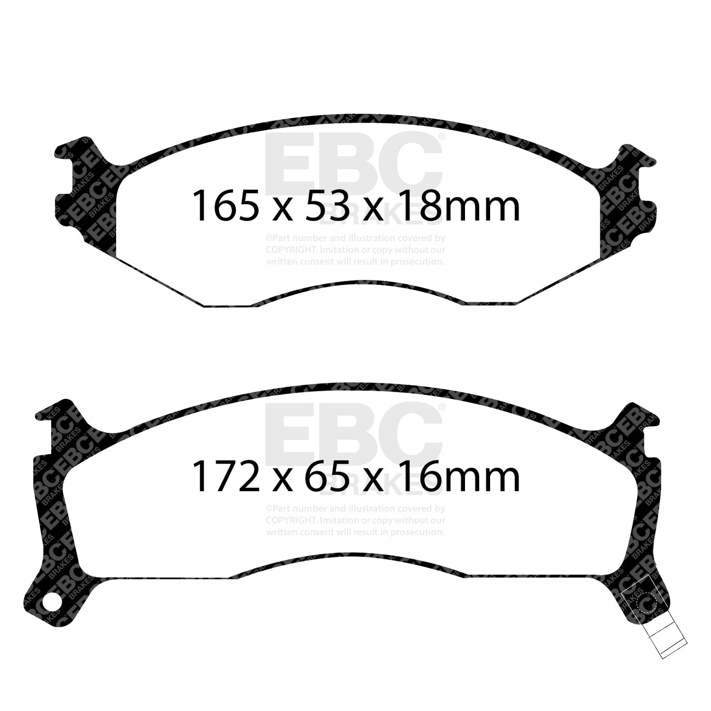 EBC Brakes Pad and Disc Kit (PDKF412)