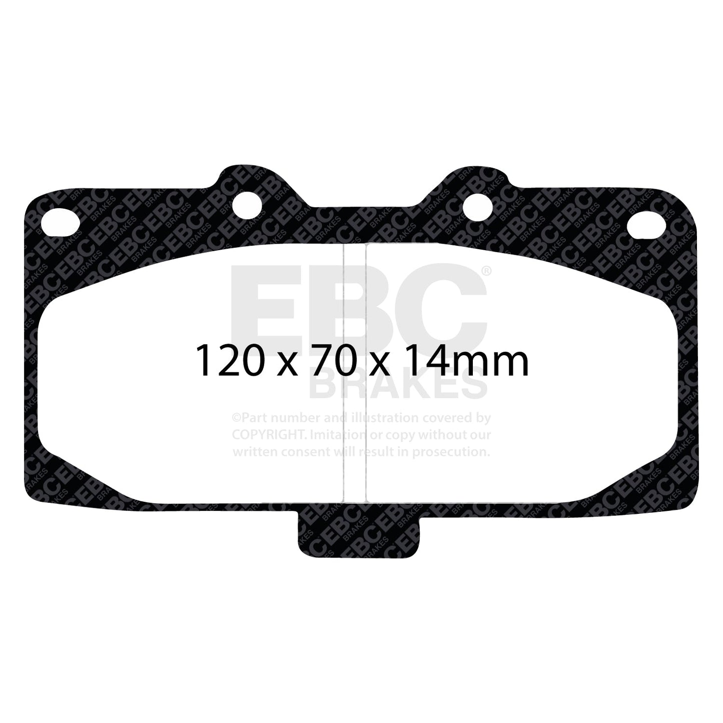 EBC Brakes Pad and Disc Kit (PD08KF401)