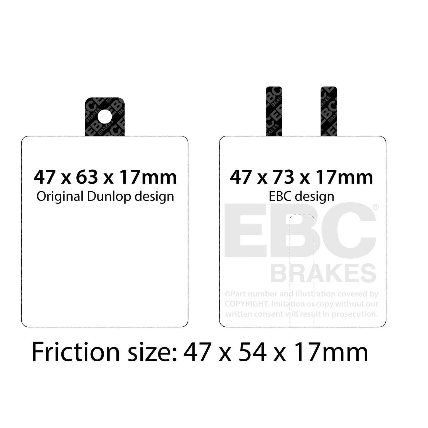 EBC Brakes Pad  and  Disc Kit (PD01KR252)