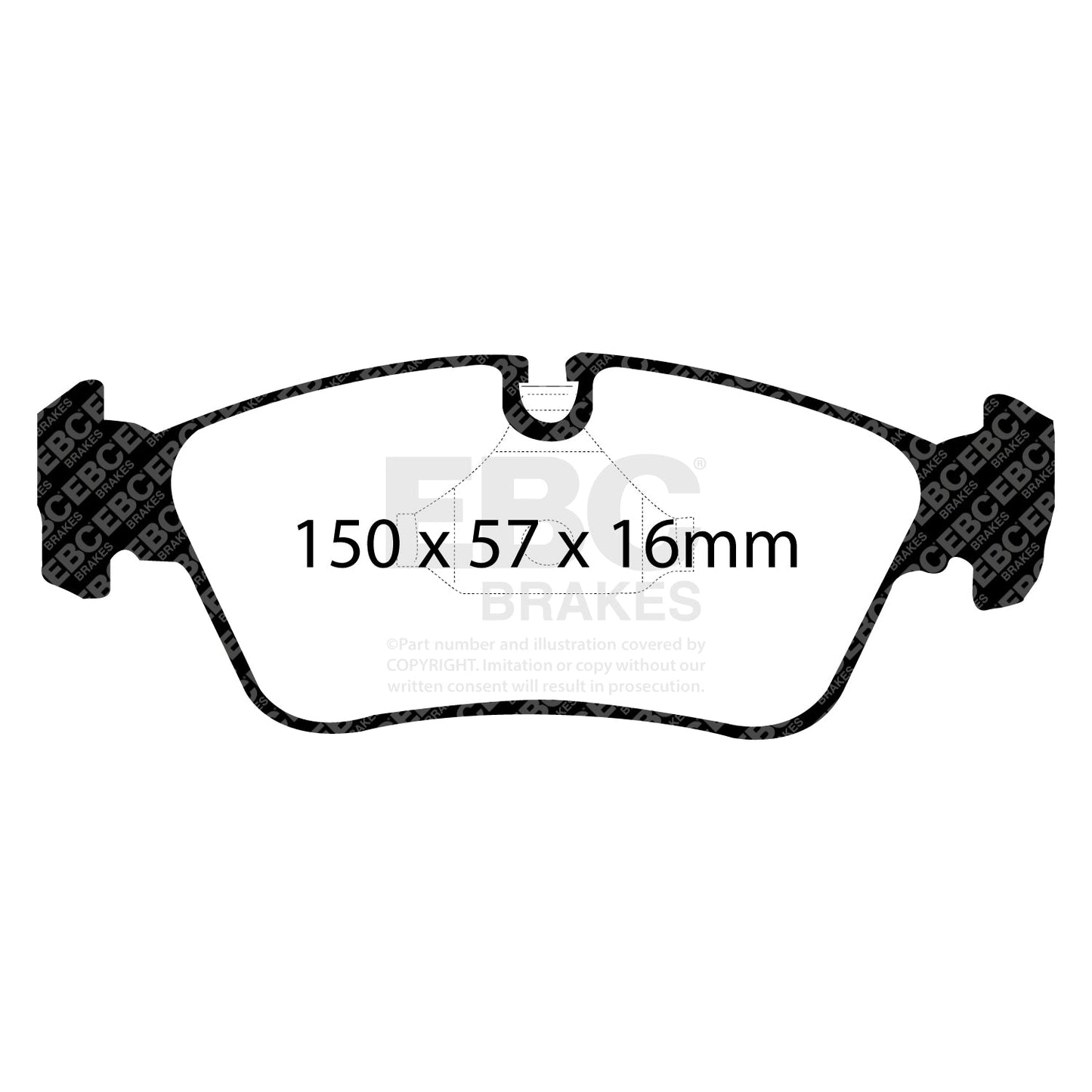 EBC Brakes Pad  and  Disc Kit (PD01KF193)