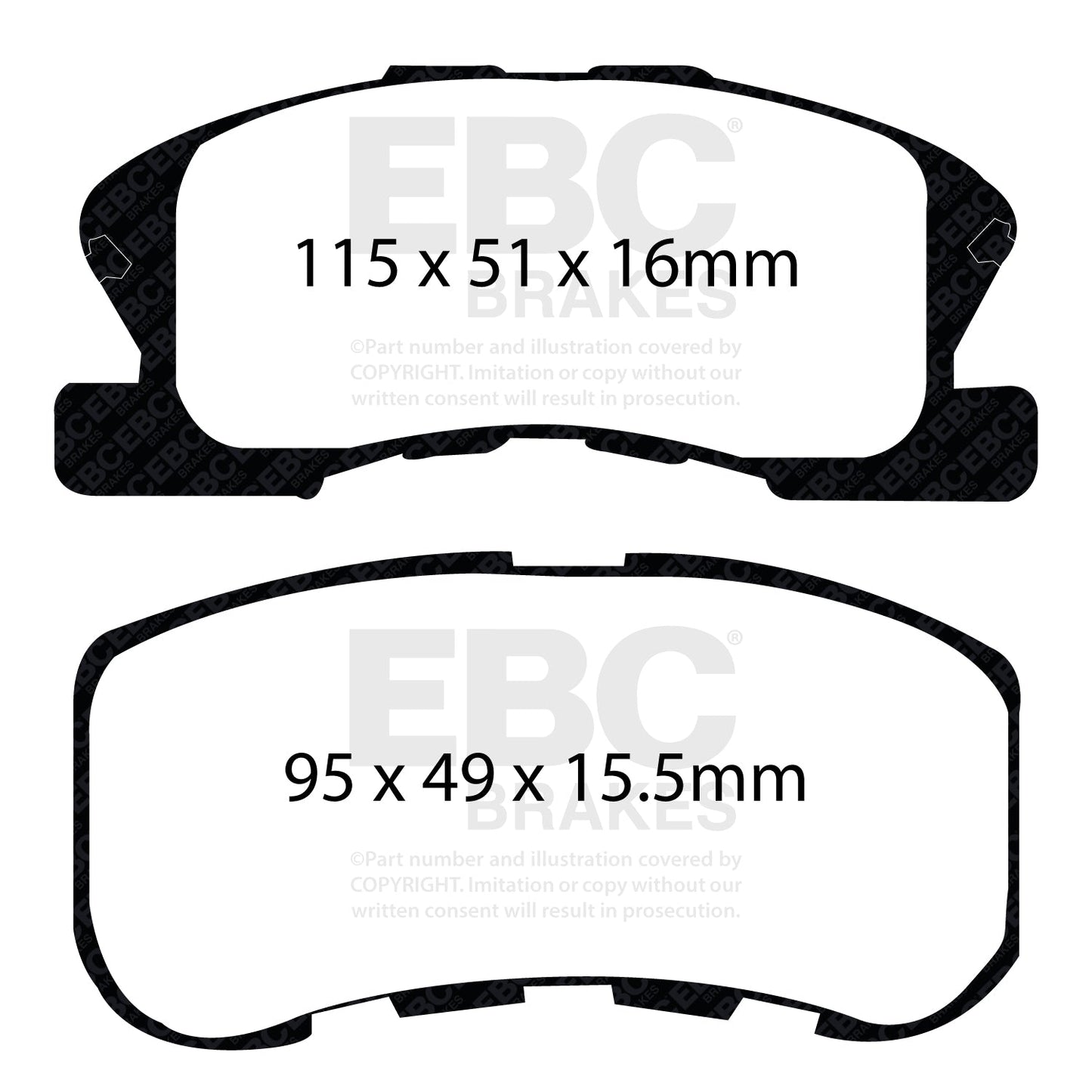 EBC Brakes Pad and Disc Kit (PDKF584)