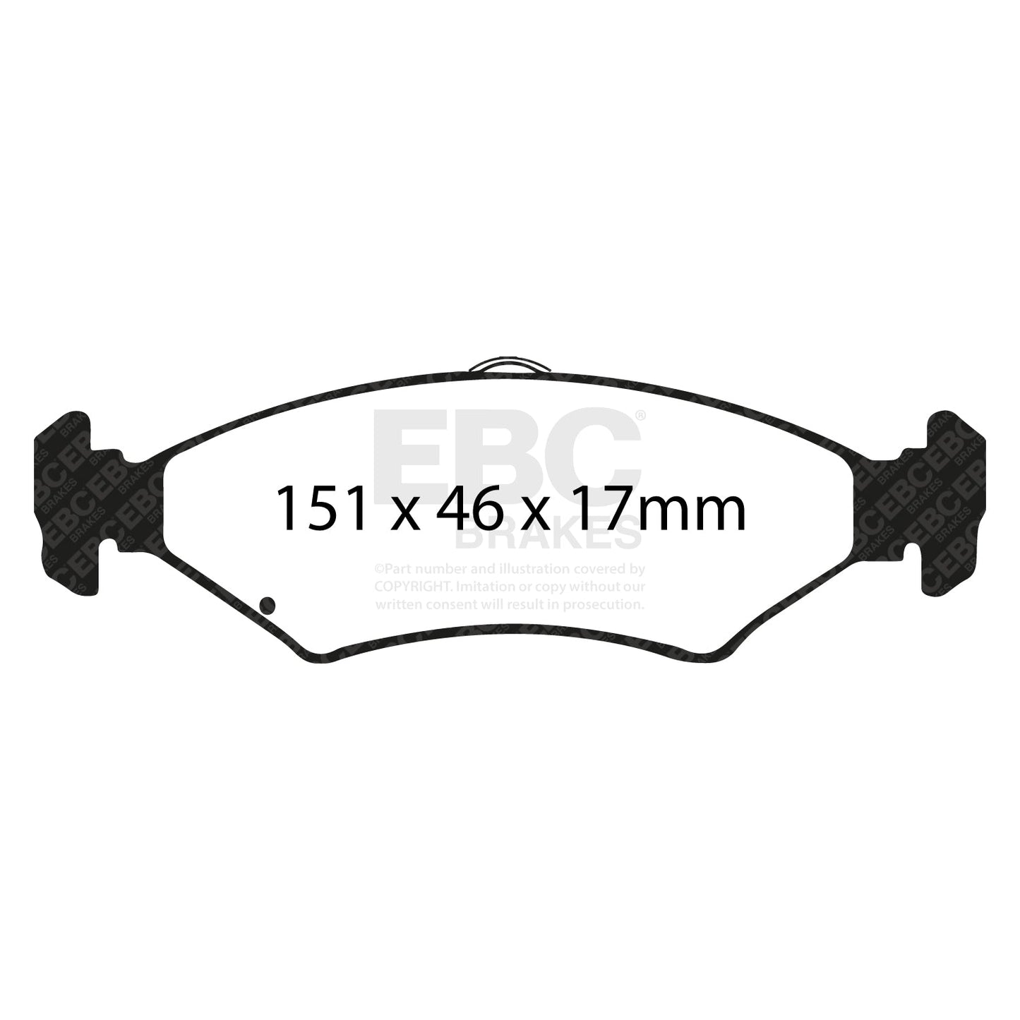 EBC Brakes Pad and Disc Full vehicle Kit (PD40K1000)