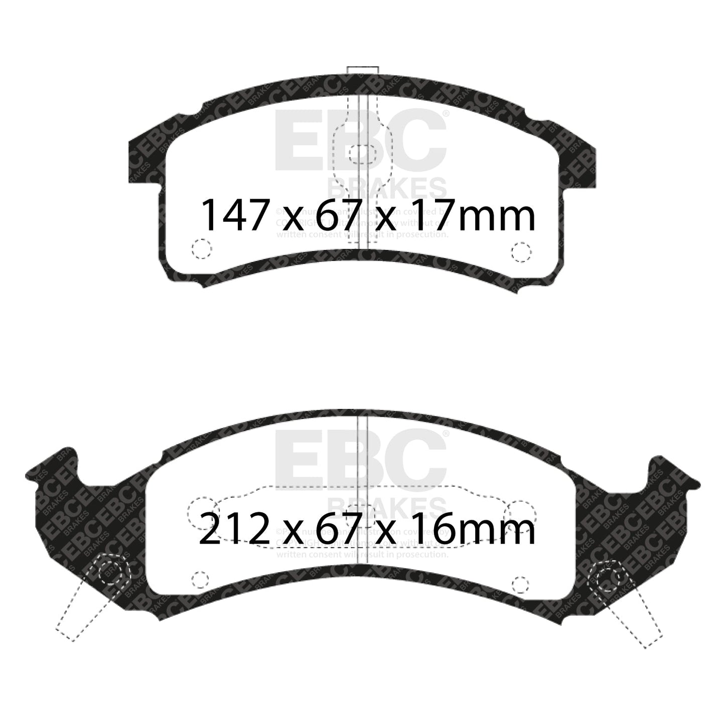 EBC Brakes Pad and Disc Kit (PD13KF161)