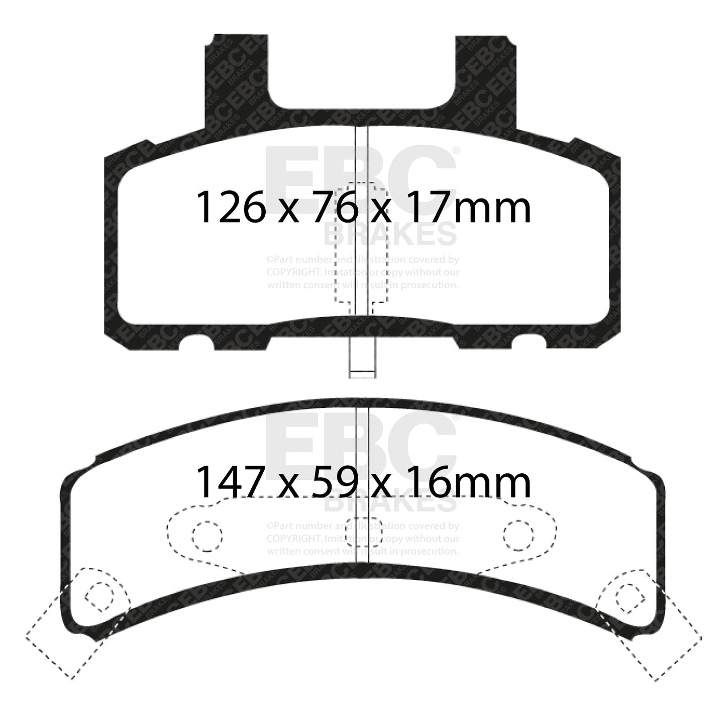 EBC Brakes Pad and Disc Kit (PDKF610)