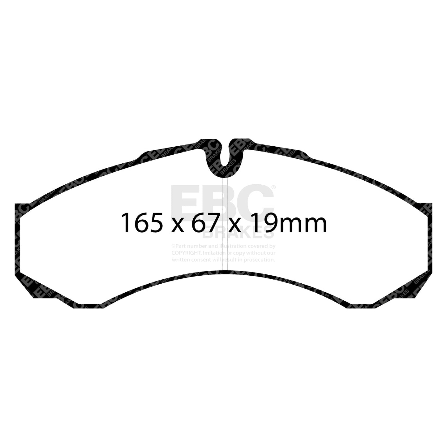EBC Ultimax OE Replacement Brake Pad Set (DP1294)