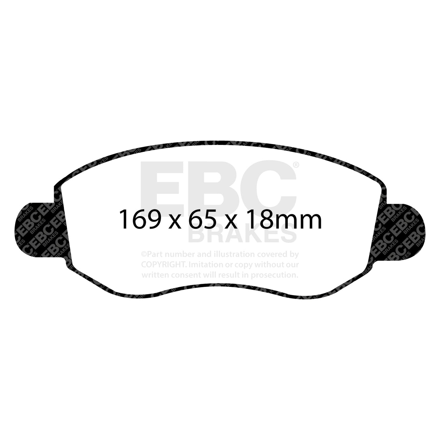 EBC Brakes Pad and Disc Kit (PDKF809)