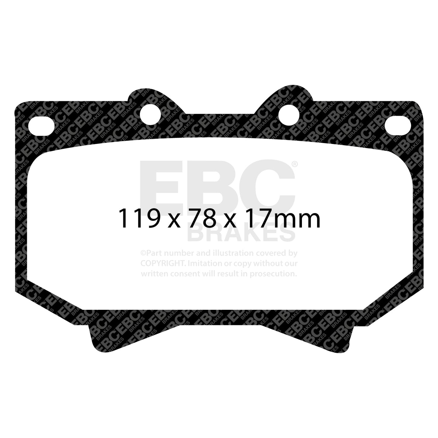 EBC Brakes Pad  and  Disc Kit (PD01KF1806)