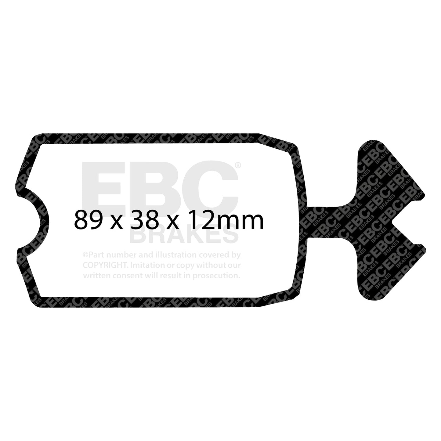 EBC Brakes Pad and Disc Kit (PDKF414)