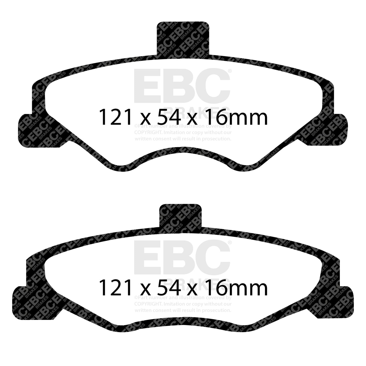 EBC Brakes Pad  and  Disc Kit (PD02KR135)