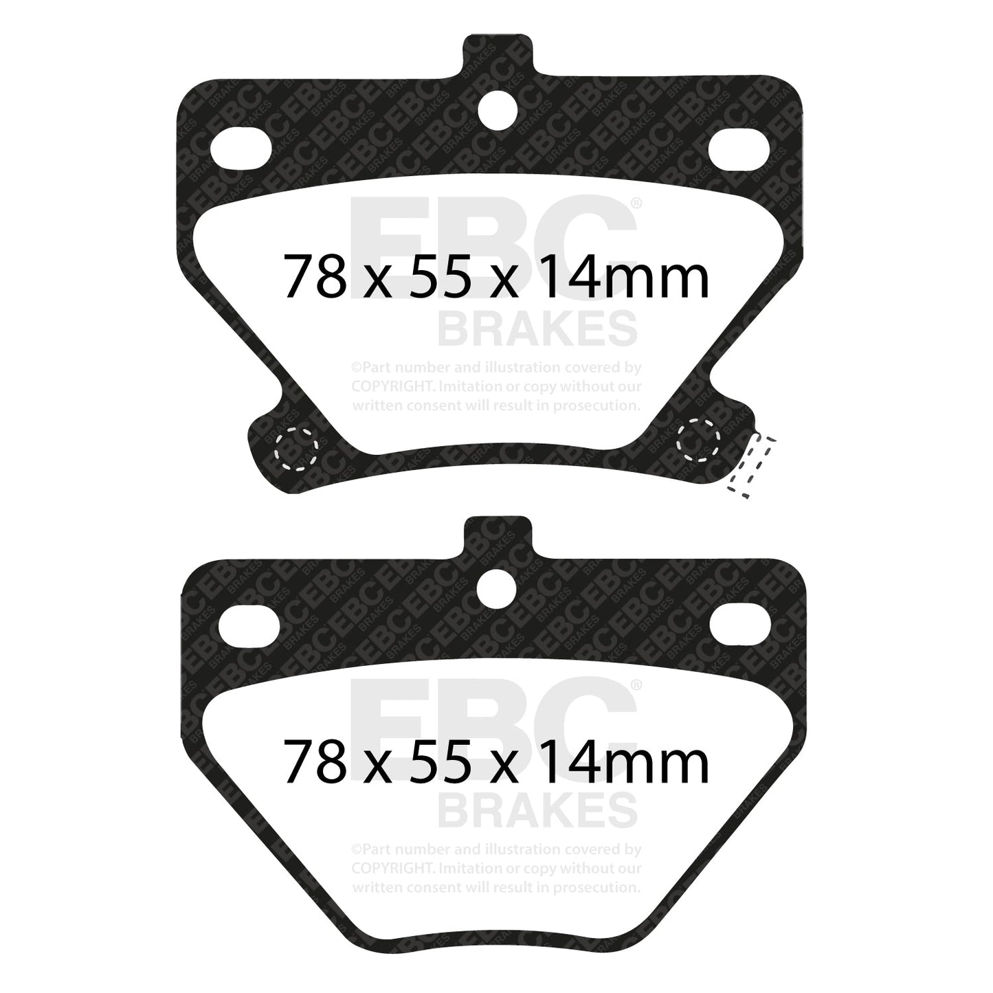 EBC Brakes Pad  and  Disc Kit (PD01KR741)