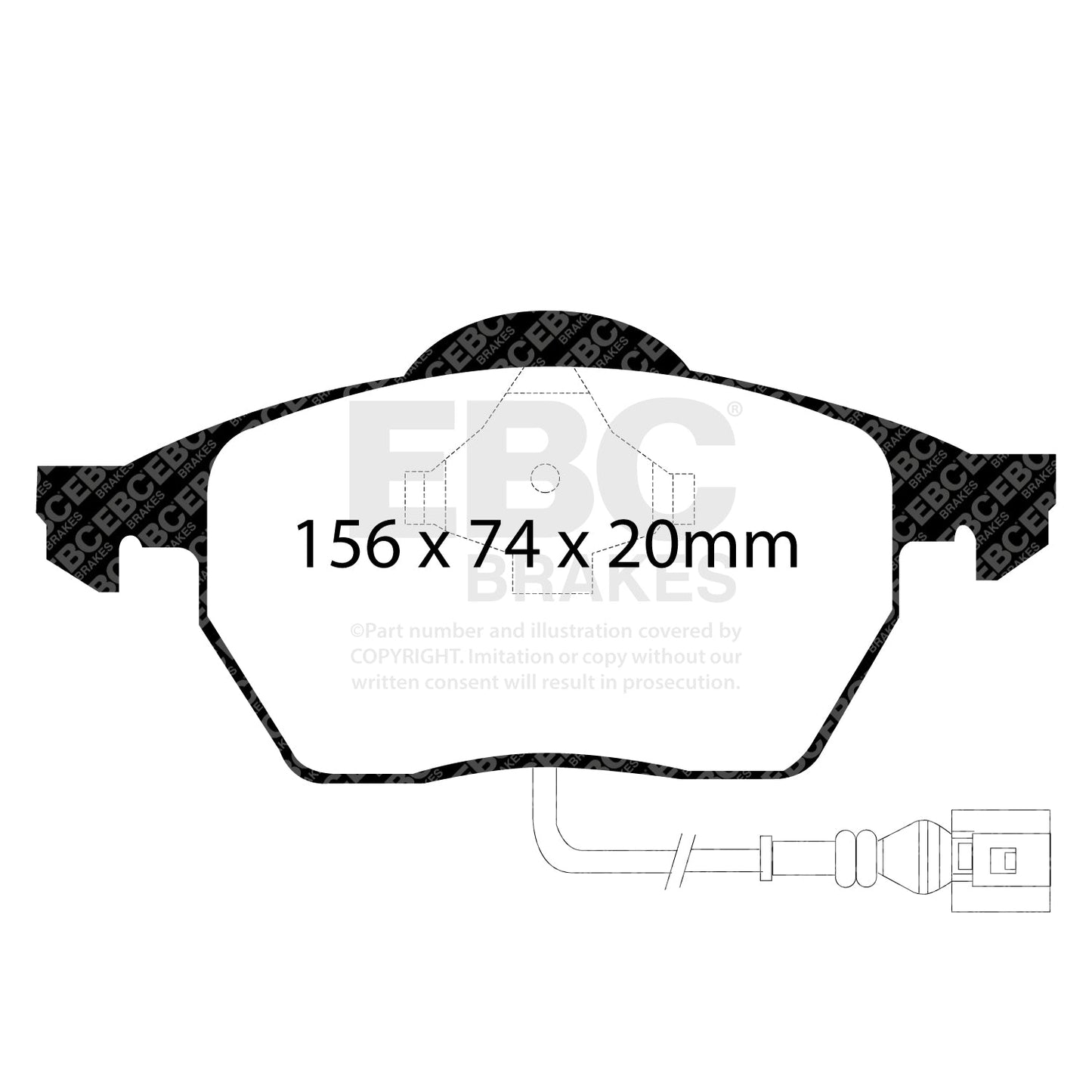 EBC Brakes Pad and Disc Kit (PDKF2099)